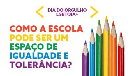 Dia do Orgulho LGBTQIA+. Como a escola pode ser um espaço de igualdade e tolerância? Foto de 6 lápis de diferentes cores e tamanhos.