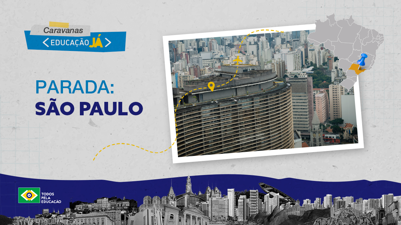 Foto da cidade de São Paulo vista de cima