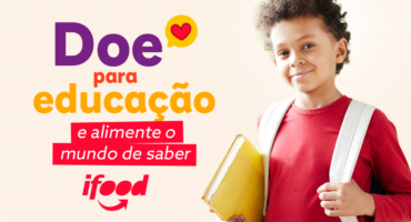 Campanha do iFood com a frase 