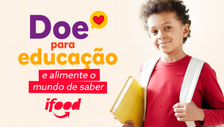 Campanha do iFood com a frase 