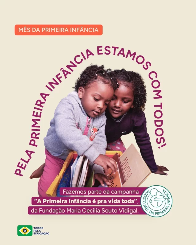 Cuidados, experiências, afetos, aprendizados, vínculos, oportunidades... Tudo o que se vive nos primeiros 6 anos de vida fica para a vida toda. Reverbera no indivíduo, na sociedade e no futuro do país. 

Por isso, estamos com a Fundação Maria Cecilia Souto Vidigal (@fundacaomariacecilia) na campanha “A Primeira Infância é pra vida toda”, que neste Mês da Primeira Infância mobiliza mais de 80 organizações da sociedade civil e empresas para amplificar essa mensagem. 

Cuidar dos bebês e das crianças é responsabilidade de todos! 

Saiba mais sobre a campanha em mesdaprimeirainfancia.org.br

📸 Fernando Martinho/Fundação Maria Cecilia Souto Vidigal
.
#PraTodosVerem: este post contém texto alternativo.
.
.
.
#MêsDaPrimeiraInfância #PrimeiraInfância #TodosPelaEducação #EducaçãoInfantil #EducaçãoJá