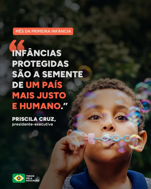 O futuro já nasceu. Cuidar das crianças é pra já!
.
#PraTodosVerem: este post contém texto alternativo.
.
.
.
#PrimeiraInfância #MêsDaPrimeiraInfância #TodosPelaEducação