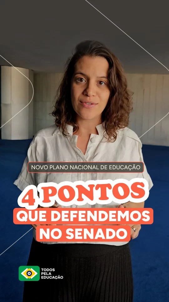 Participamos de audiência pública no @senadofederal, onde apresentamos o que defendemos para garantir monitoramento, controle e transparência para o Novo Plano Nacional de Educação.

Talita Nascimento (@talinascimento), nossa diretora de Relações Governamentais, traz aqui os 4 pontos que levamos ao debate.

Entenda mais sobre este assunto em nosso site (link na bio).
.
.
.
#TodosPelaEducação #NovoPNE #PlanoNacionalDeEducação