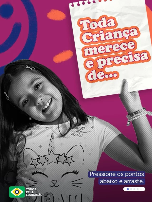 Quando as crianças são prioridade esta lista fica em dia! 

Escreva nos comentários o que mais você incluiria para todas as crianças do Brasil. 
.
#PraTodosVerem: este post contém texto alternativo.
.
.
.
#DiaDasCrianças