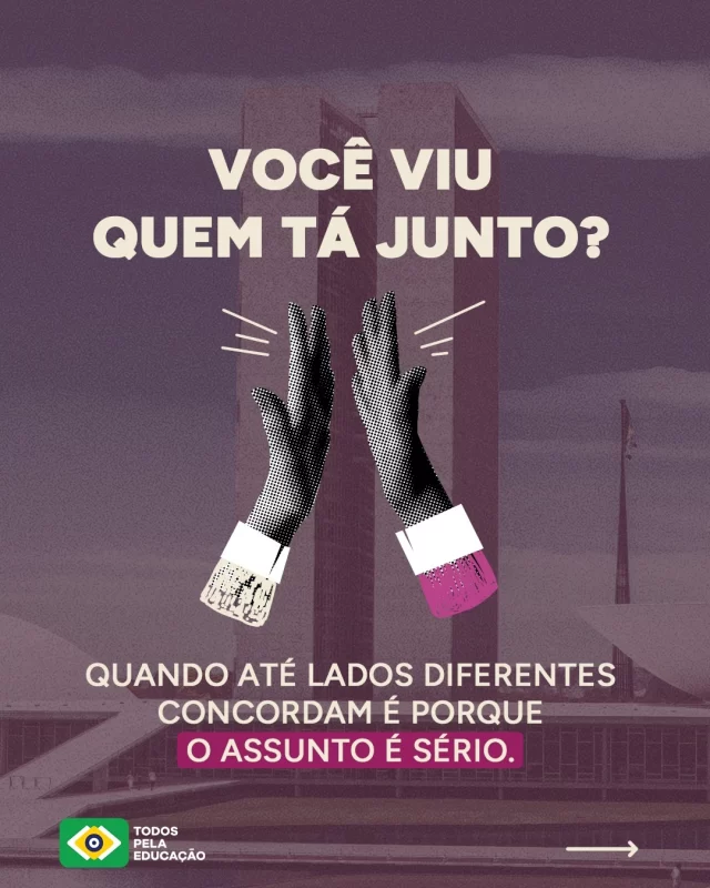 O projeto de lei do novo Plano Nacional de Educação (PNE) está prestes a ser votado na @camaradeputados. E nosso advocacy pela revisão das metas de aprendizagem do plano já conta com apoio público do @consedbr e da @undimenacional, além da mobilização de parlamentares de diferentes campos políticos que apresentaram emendas ao projeto.
Neste debate, defendemos metas ambiciosas, mas realistas. E que o PNE inclua uma meta específica para zerar o número de alunos com nível de aprendizagem abaixo do básico — objetivo audacioso, mas viável nos próximos dez anos e essencial para reduzir desigualdades.
Confira nossas análises sobre o Novo PNE no site (link na bio).
.
#PraTodosVerem: este post contém texto alternativo.
.
.
.
#NovoPNE #TodosPelaEducação