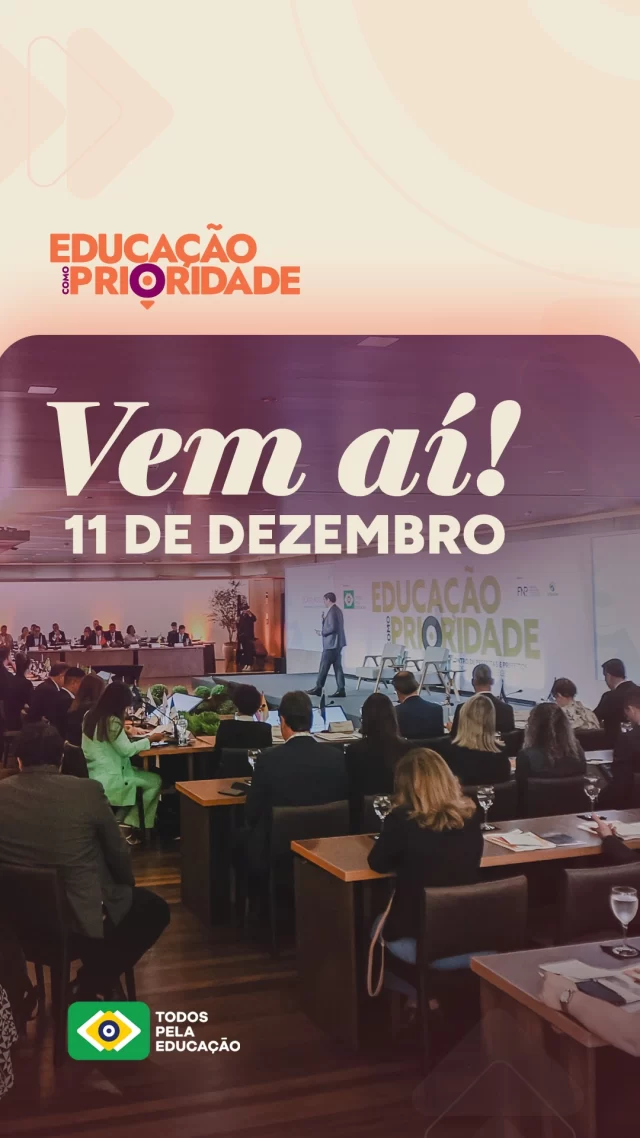 A jornada por um país com educação de qualidade começa nas gestões municipais. É em torno desse conceito que, mais uma vez, reuniremos lideranças políticas de todo o país para reforçar que prioridade política é absolutamente necessária para transformar o ensino público. 

Vem aí 🗓️ Educação como Prioridade: 2º Encontro de Prefeitos(as) de Capitais e Grandes Cidades no Ciclo 2025-2028. 

*Evento para convidados - acompanhe a cobertura nas nossas mídias sociais.
.
.
.
#EducaçãoJáMunicípios #EducaçãoMunicipal