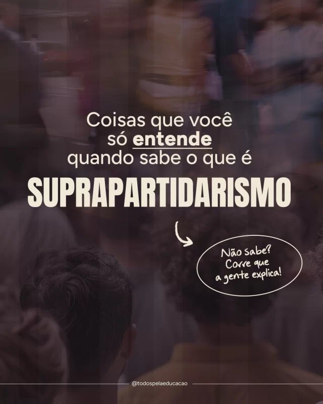 O que suprapartidarismo tem a ver com educação? E com a gente? Neste carrossel você descobre e entende que, como a organização suprapartidária que somos, temos autonomia para desafiar, propor, questionar e cobrar o que é preciso pela qualidade da Educação Básica pública brasileira. Sempre com base em estudos aprofundados, evidências concretas e experiências de sucesso. 

Para saber mais, acesse todospelaeducacao.org.br (clique no link da bio). 
.
#PraTodosVerem: este post contém texto alternativo.
.
.
.
#Suprapartidarismo #TodosPelaEducação