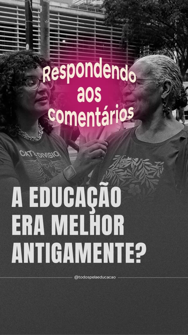 Qualidade para poucos não é qualidade. Essa frase define nosso modo de pensar: acreditamos que o fato de o número de crianças nas escolas ter aumentado é, sim, um avanço. Assim como compreendemos que, atualmente, o grande desafio da educação brasileira é avançar em qualidade com equidade. E nossos esforços estão direcionados para isso acontecer! 

Os caminhos possíveis estão no documento "Dois Movimentos, Uma Só Agenda", vale conferir (link na bio)!
.
.
.
#EducaçãoJá