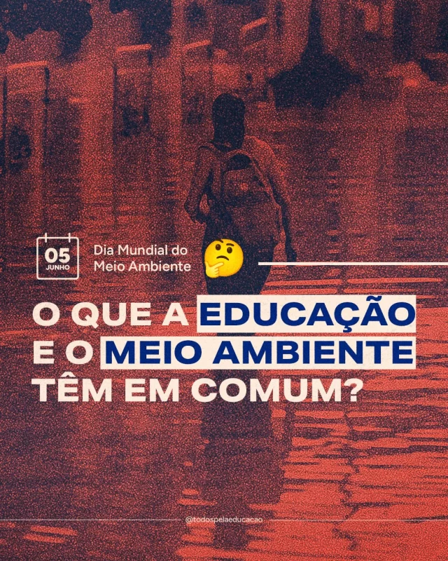 Se já vemos os impactos da crise climática atravessando a natureza e afetando também o cotidiano escolar, interrompendo aulas e danificando escolas, fica evidente que educação e meio ambiente são pautas que devem caminhar juntas. 

Neste Dia Mundial do Meio Ambiente, Priscila Cruz (@pricruz_educacao) e Carolina Campos (@carolcampos.educa) reforçam essa ideia que precisa ganhar espaço. E para entender como os sistemas educacionais podem se preparar para enfrentar as mudanças do clima, acesse o documento Educação Resiliente, que produzimos com o @vozesdaeducacao_ (link na bio).
.
.
.
#DiaMundialDoMeioAmbiente #CriseClimática #TodosPelaEducação