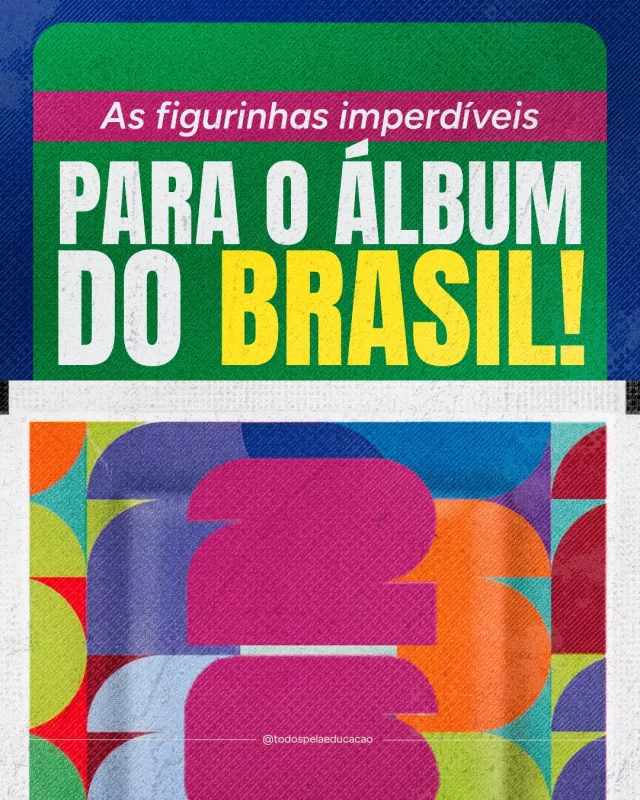 Vamos torcer - e trabalhar - para o Brasil completar este álbum! Quais figurinhas você adicionaria? Diga nos comentários e também compartilhe a que te representa ⚽📚
.
#PraTodosVerem: Este post contém texto alternativo.
.
.
.
#CopaDoMundo #TodosPelaEducação #ÁlbumDaCopa #Copa2026