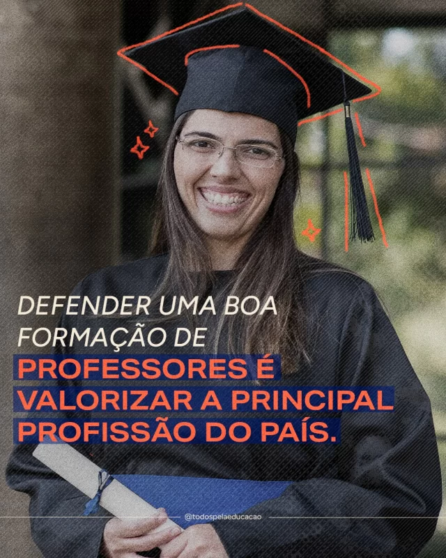 A valorização de professores começa com a garantia de qualidade na formação inicial. Isso se faz com presença, acompanhamento, prática. 

Estamos falando da profissão mais importante e estratégica do país, se concorda, compartilhe estas mensagens!

🤔Por que compartilhar agora? Com as Diretrizes Curriculares Nacionais para a formação inicial de professores em discussão no Conselho Nacional de Educação, esta é a hora de o Brasil mostrar que os professores e a educação pública são prioridade. 
.
.
.
#FormaçãoDeProfessores #FormaçãoDocente