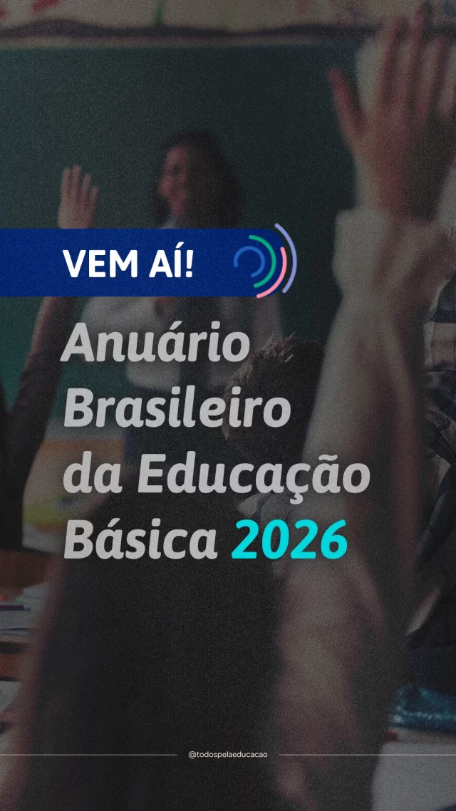 Vem aí o mais novo retrato da Educação Básica brasileira: o Anuário Brasileiro da Educação Básica 2026!

Na próxima terça-feira (22/09), lançaremos a 13ª edição dessa tradicional publicação, em parceria com a @editoramoderna e a @fundacaosantillana. E como novidade, esse lançamento será marcado pela oficina “Do dado à pauta - o Anuário da Educação Básica na cobertura das Eleições 2026”, no 10° Congresso Internacional de Jornalismo de Educação, da @jeducabrasil, na mesma data. 

Continue nos acompanhando e fique por dentro de tudo!