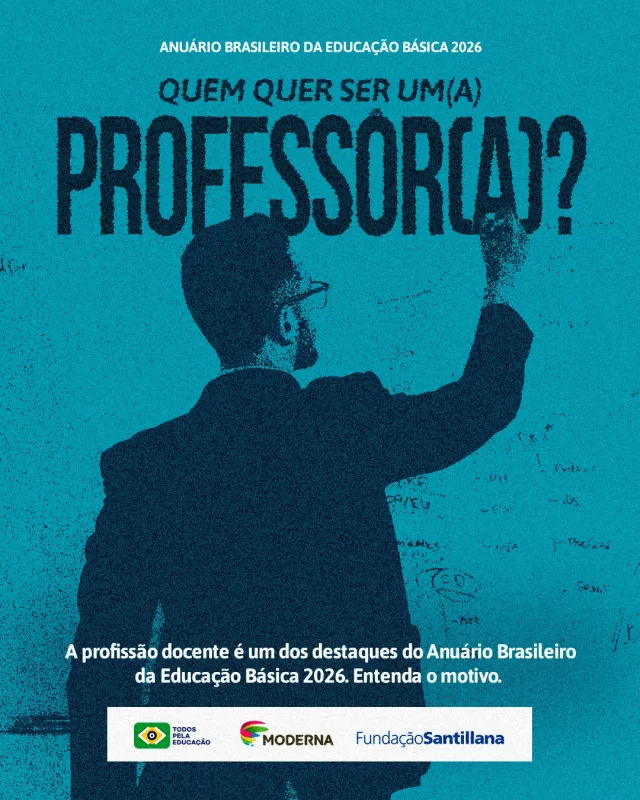 Os melhores sistemas educacionais do mundo têm algo em comum: políticas docentes que valorizam a profissão de professor e capazes de atrair estudantes de alto desempenho para a carreira. 

Mas dados do Anuário Brasileiro da Educação Básica 2026, que publicamos em parceria com a @editoramoderna e a @fundacaosantillana, ajudam a dimensionar um cenário bem diferente aqui no nosso país. Apresentamos alguns deles neste carrossel para reforçar a importância de se olhar para a profissão docente de forma sistêmica – da atratividade da carreira à formação inicial, passando pela valorização e pelas condições para desenvolver e reter bons profissionais nas escolas públicas. 

Veja um panorama completo dos professores no Brasil: anuariodaeducacao.org.br (link na bio).