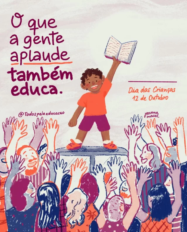 O futuro das crianças começa com aquilo que escolhemos celebrar. 

-
Arte: @joannamaciel.art
.
.
.
#DiaDasCrianças